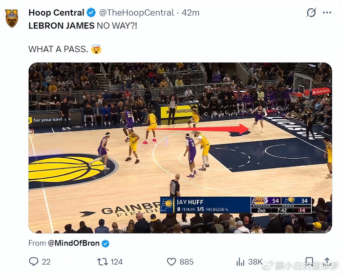 41岁詹姆斯隔扣胡夫+欧洲步晃晕西亚卡姆 湖人