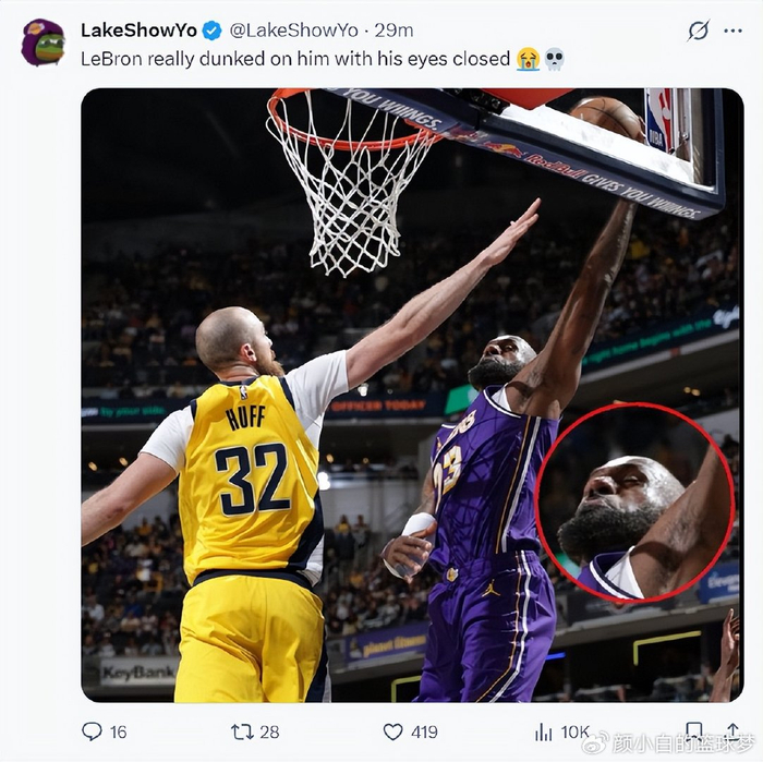 41岁詹姆斯隔扣胡夫+欧洲步晃晕西亚卡姆 湖人