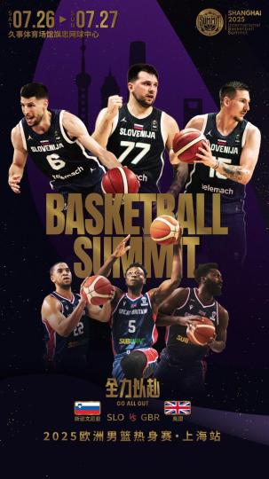 NBA球星东契奇将现身上海，携斯洛文尼亚出战2
